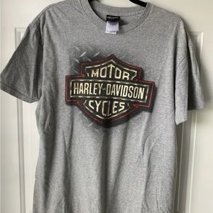 Harley-Davidson Orland Florida Men’s Gray Tshirt Large